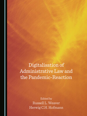 cover image of Digitalisation of Administrative Law and the Pandemic-Reaction